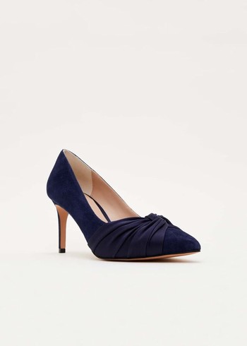 Phase Eight Kendal Court Heels Navy Canada | YDQBUK-425